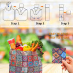 Ethnic Print Foldable Eco Shopping Bag - Image 4