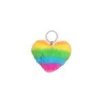 4PCS 1 set of plush heart-shaped keychain - Image 9