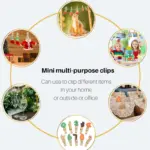Decorative Wooden Craft Clips - Image 2