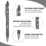 A set of 10 multi-color inspirational ballpoint pens in various colors - Image 5
