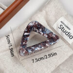 4PCS Hollow Triangle Ponytail Hair Barrettes - Image 9