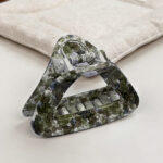 4PCS Hollow Triangle Ponytail Hair Barrettes - Image 5