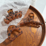 4PCS Matte Leopard Shark Hair Claws - Image 2