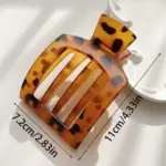 4PCS Matte Square Duckbill Hair Clips - Image 10