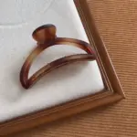 4PCS Matte Brown Frosted Shark Hair Clips Set - Image 6