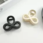4PCS Bow Decor Thick Shark Hair Claw Clips - Image 3