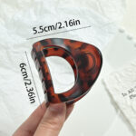 4Pcs Hollow Semicircle Hair Claw Clips - Image 8