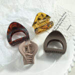 4Pcs Hollow Semicircle Hair Claw Clips - Image 2