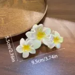 5PCS Electroplated Flower Claw Hair Clips - Image 9