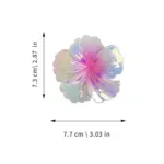 6Pcs Gradient Flower Shark Hair Clips - Image 10