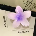 6PCS Gradient Floral Hair Clips for Women - Image 10