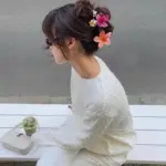 6PCS Gradient Floral Hair Clips for Women - Image 5