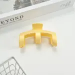 6Pcs Korean Solid Color Mountain Hair Clips - Image 3