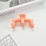 6Pcs Korean Solid Color Mountain Hair Clips - Image 2