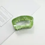 6Pcs Square Marble Shark Claw Clips - Image 7