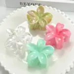 6PCS Marble Jelly Flower Hair Claws - Image 3