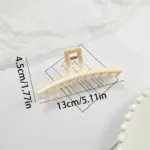 6PCS Two-Tone Jelly Hair Claw Clips - Image 8
