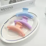 6Pcs Candy Color Large Shark Claw Clips - Image 7