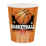 147Pcs Basketball Party Tableware & Decor Set - Image 6