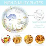 144Pcs Sea Life Party Tableware Set - Image 5