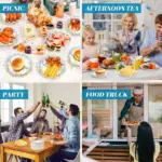 144Pcs Sea Life Party Tableware Set - Image 2