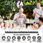 146pc Coquette Party Set for 24 Guests - Image 3
