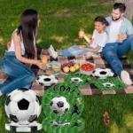 123Pcs Football Party Tableware Set - Image 2
