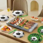 123Pcs Football Party Tableware Set - Image 5