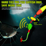 1PCS Lunar glow rotating fishing hook set - Image 6