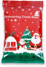 Small Kitchen Bath Drawstring Trash Bags 3Gal - Image 3