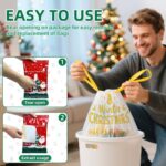 Small Kitchen Bath Drawstring Trash Bags 3Gal - Image 6