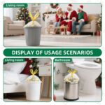 Small Kitchen Bath Drawstring Trash Bags 3Gal - Image 8