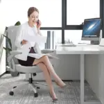 Mesh Ergonomic Office Chair Flip Armrest - Image 5