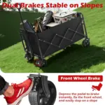 Heavy Duty 500lbs Folding Wagon Cart - Image 6