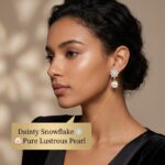 1PCS Zircon pearl earrings - Image 4