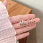 1PCS Zircon stud earrings - Image 5