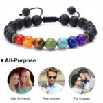 1PCS Natural stone beaded bracelet - Image 7