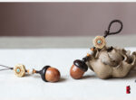 1PCS Tanshu wooden car keychain pendant - Image 6