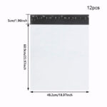 12PCS Self Adhesive Clothing Packaging Bags - Image 9