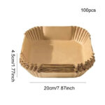 100PCS Square Air Fryer Paper Liners - Image 10