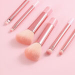 6PCS Pink Soft Synthetic Makeup Brush - Image 7