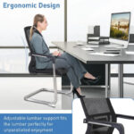 3PCS Breathable Mesh Arch Back Office & Home Chairs - Image 2
