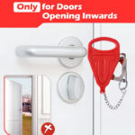 1PCS Household Anti-Theft Portable Door Lock - Image 2