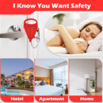 1PCS Household Anti-Theft Portable Door Lock - Image 4