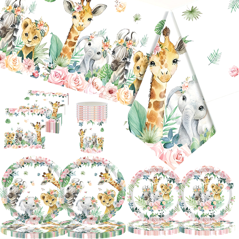 未标题-1 拷贝(1) 1PCS Forest Animal Tableware Set - Image 1