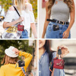 1PCS Silk Scarf Keychain Bag Charm - Image 2