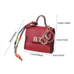 1PCS Silk Scarf Keychain Bag Charm - Image 9