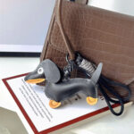 Leather Sausage Dog Bag Charm Keychain - Image 6