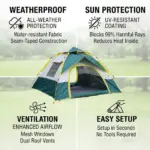 3-4 Person Pop-Up Waterproof Tent - Image 6