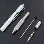 Metal Multi Tool Ruler Ballpoint Pen - Image 5